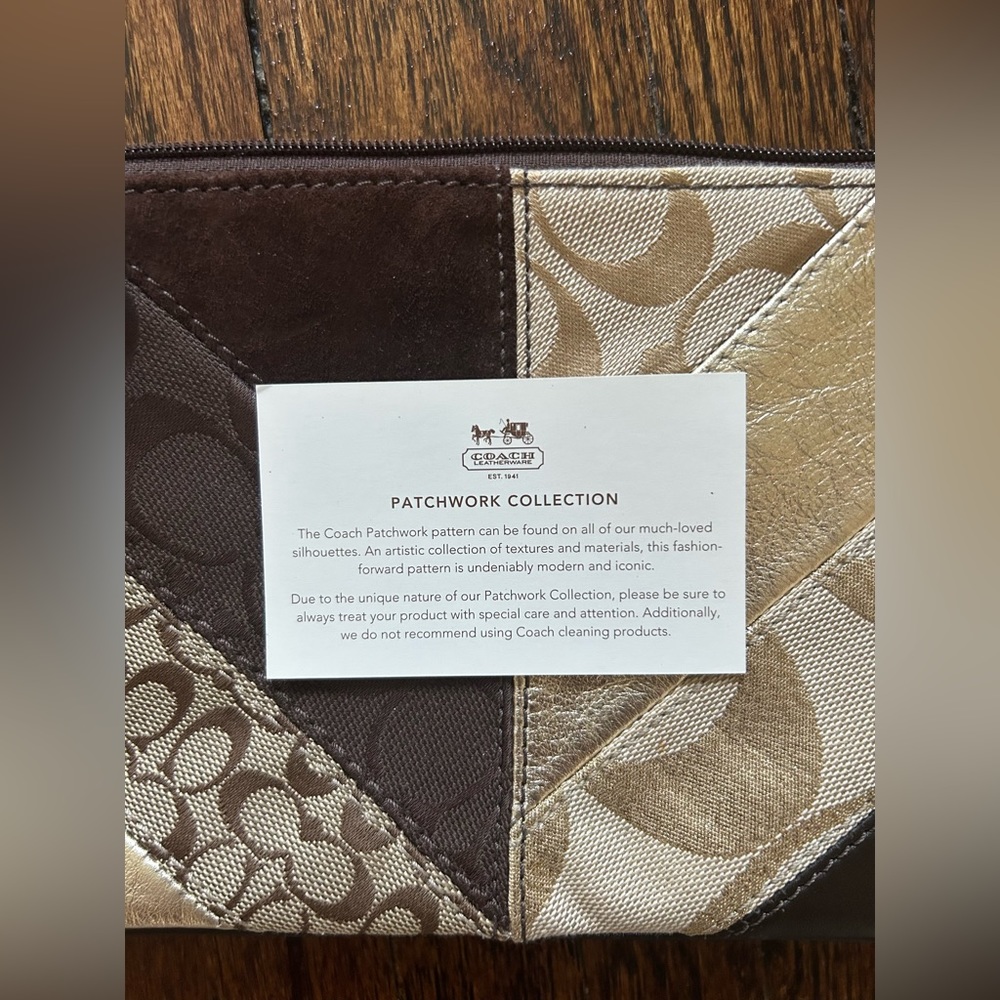 Coach Patchwork Collection Wristlet - Picture 5 of 11